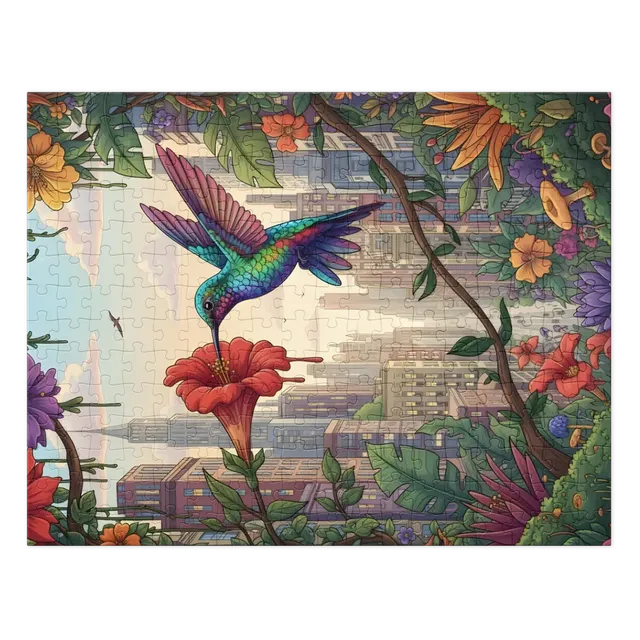 Urban Garden Hummingbird | Jigsaw Puzzles