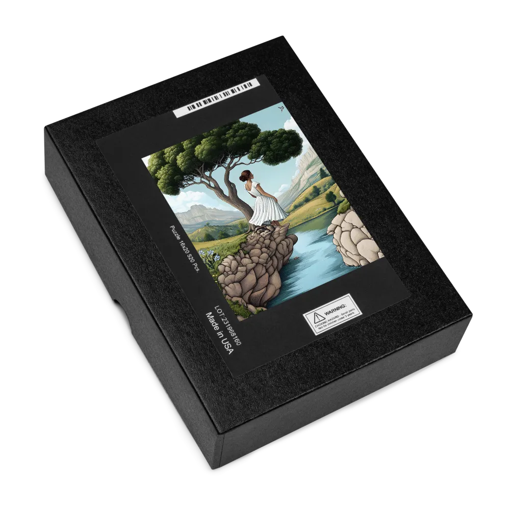 Contemplation on the Cliff 
 Jigsaw Puzzle