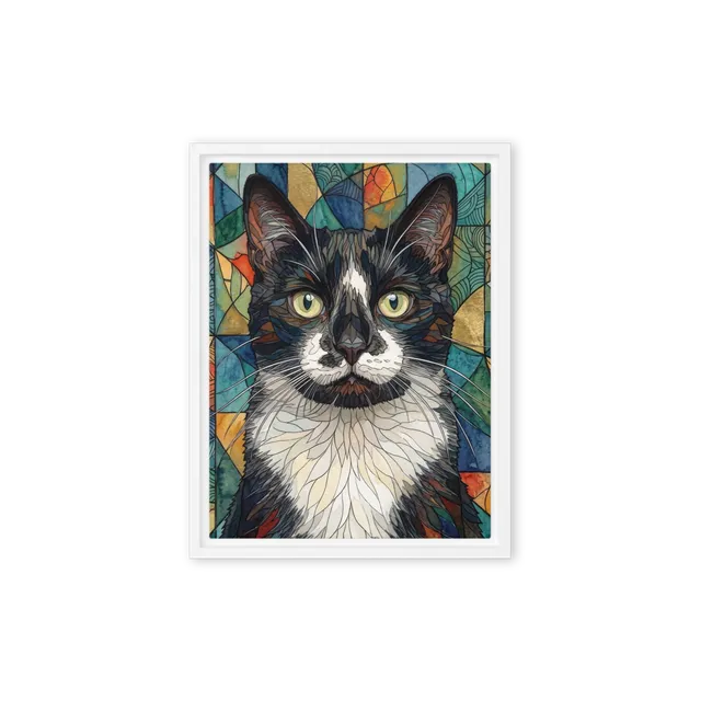 Pet Portrait — Stained Glass