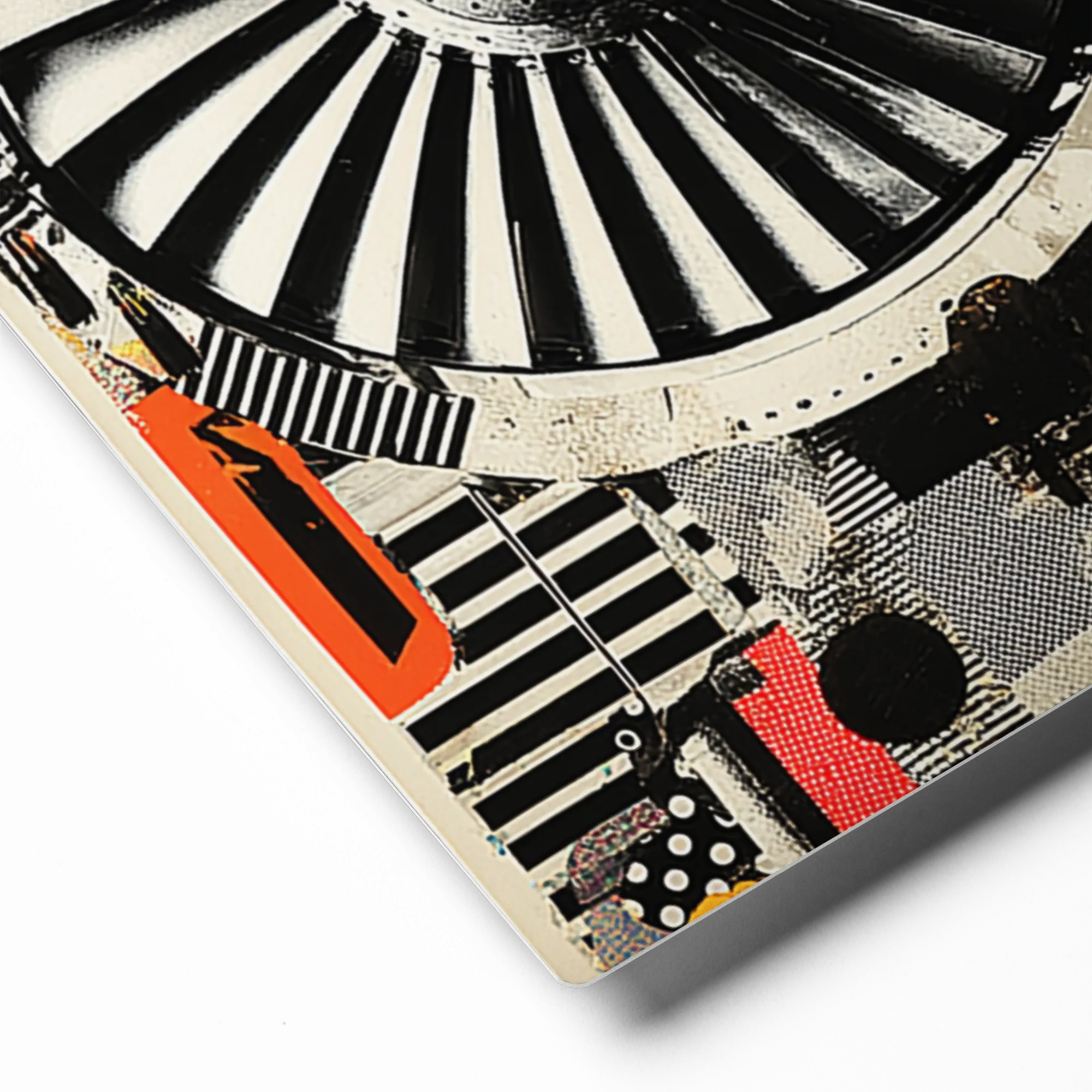 Industrial Turbine Collage | Art Print