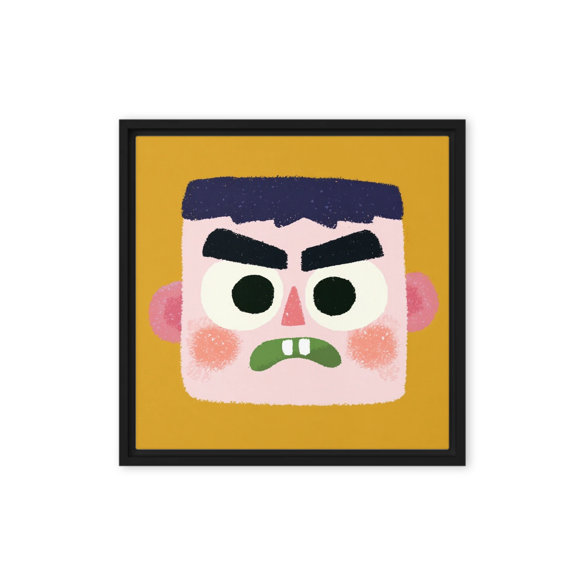 Grumpy Boy Portrait | Art Print