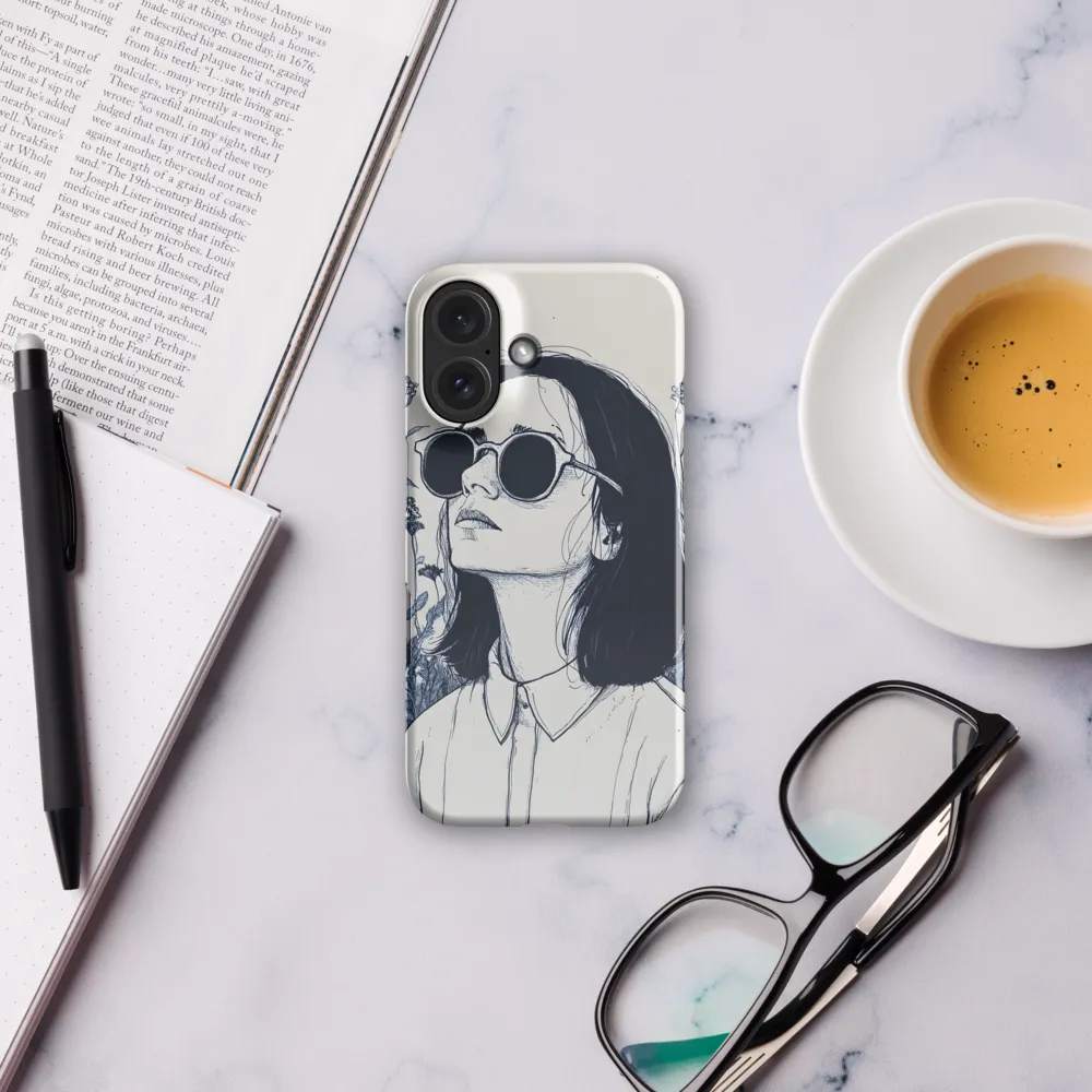 Contemplation Among Flowers 
 iPhone 16 Pro Max | Tough Case