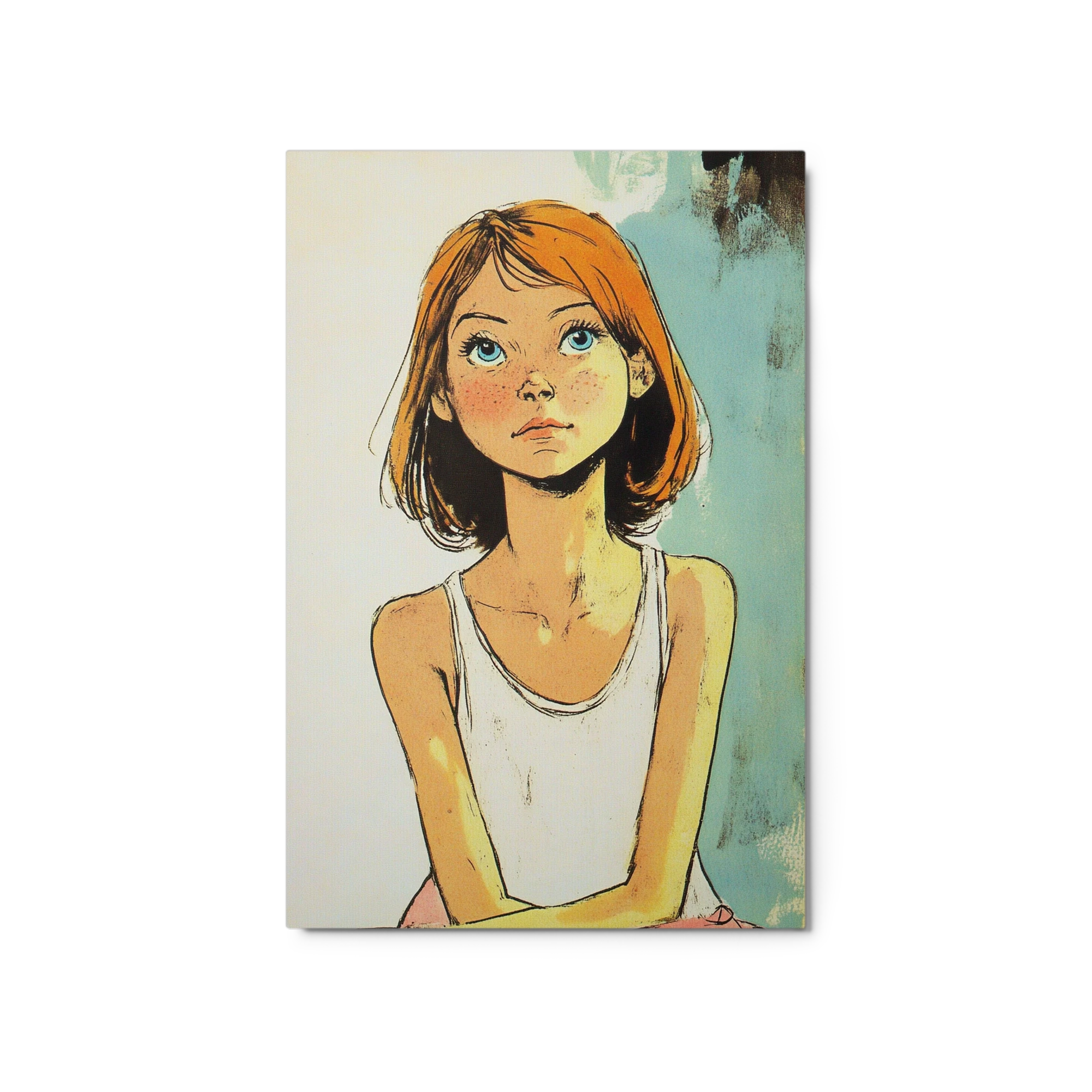 Thoughtful Girl Portrait