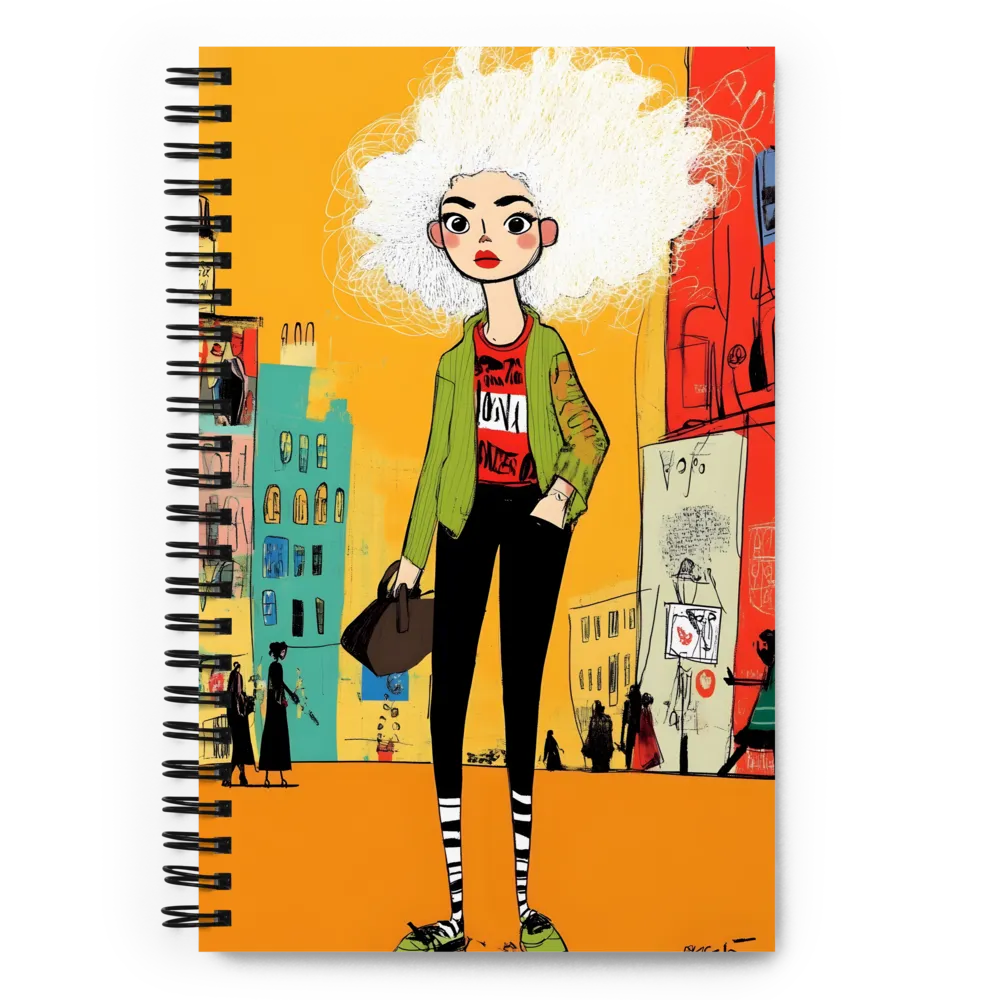 City Wanderer 
 Spiral Notebook | 140 pages