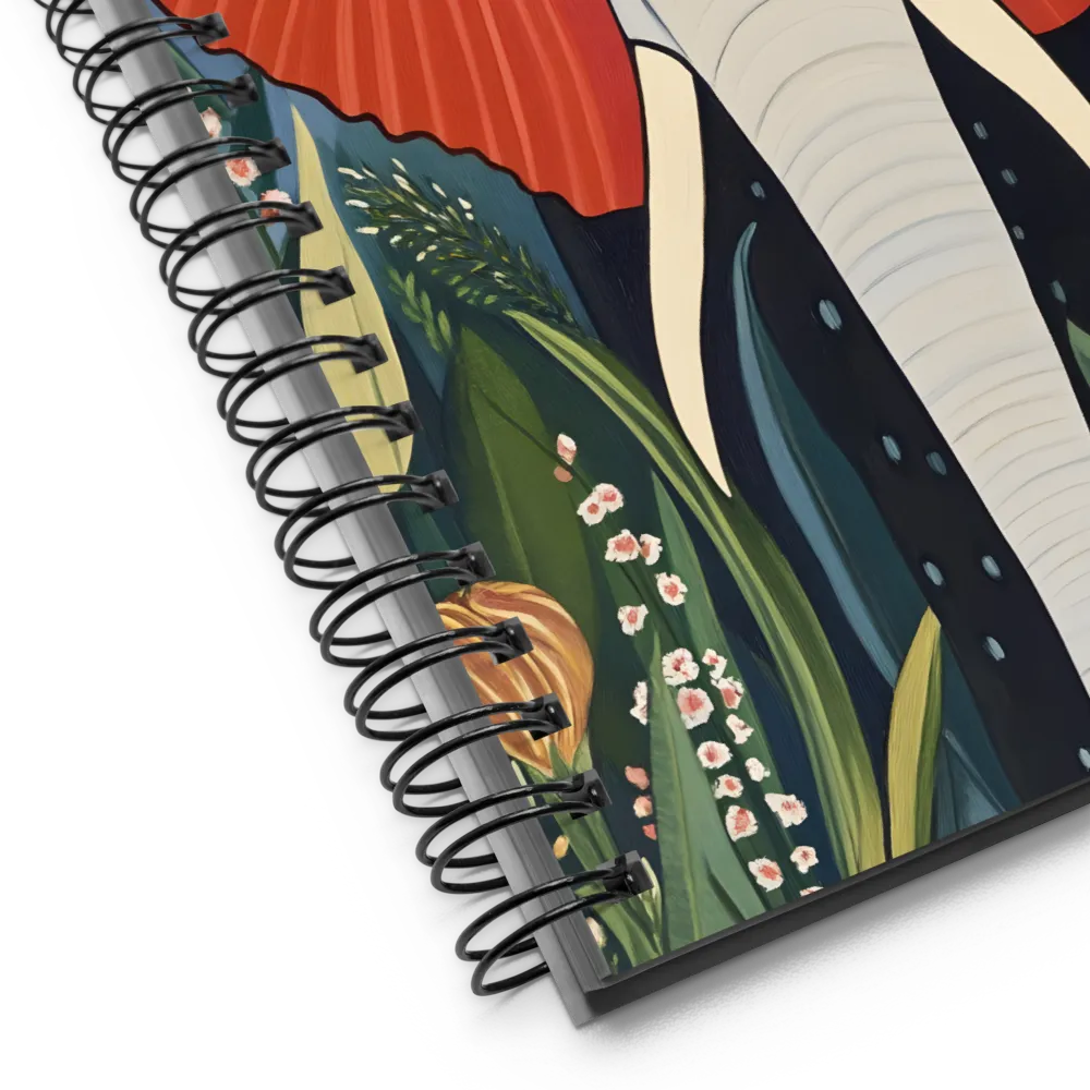The Mosaic Elephant in the Jungle 
 Spiral Notebook | 140 pages