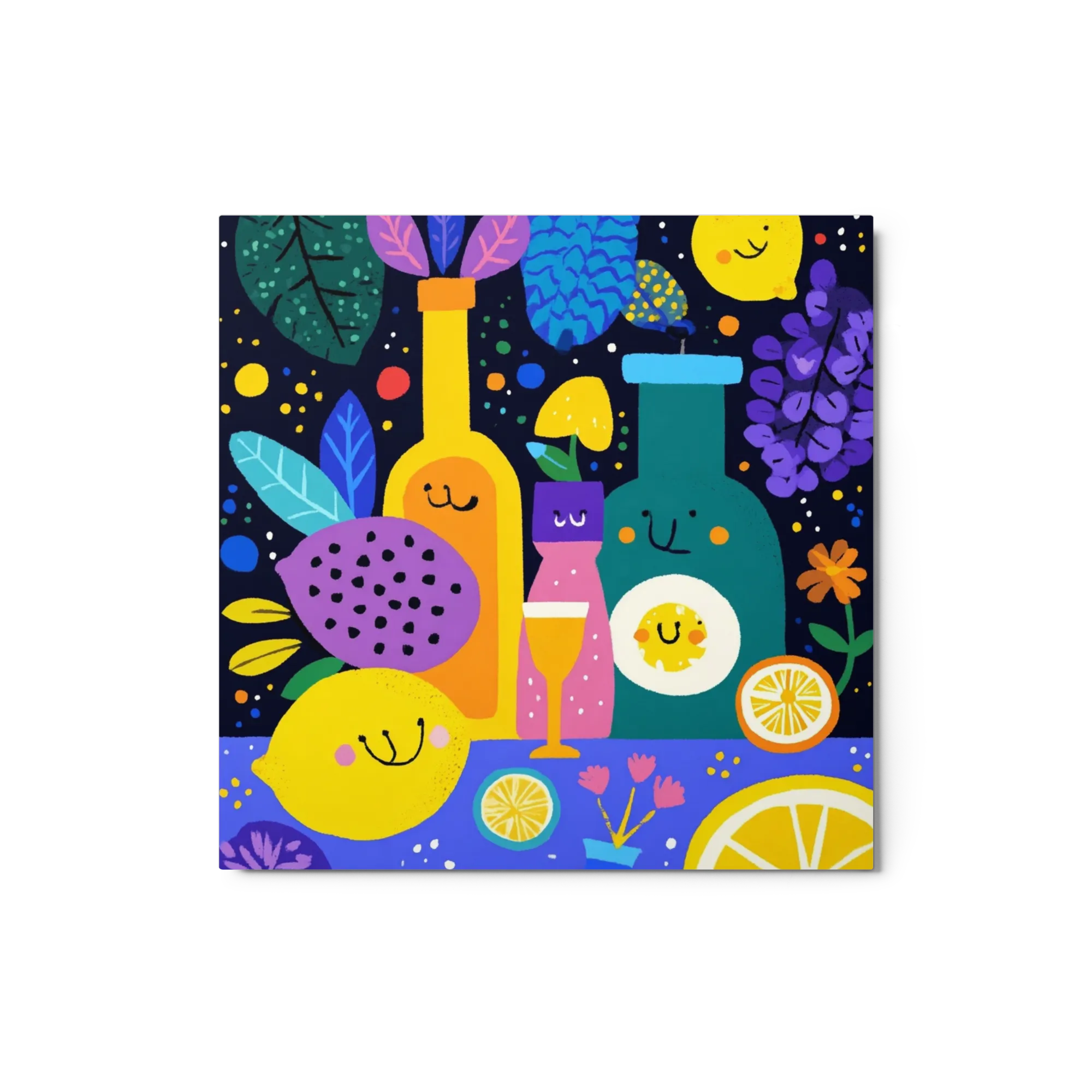 Happy Lemon and Bottles