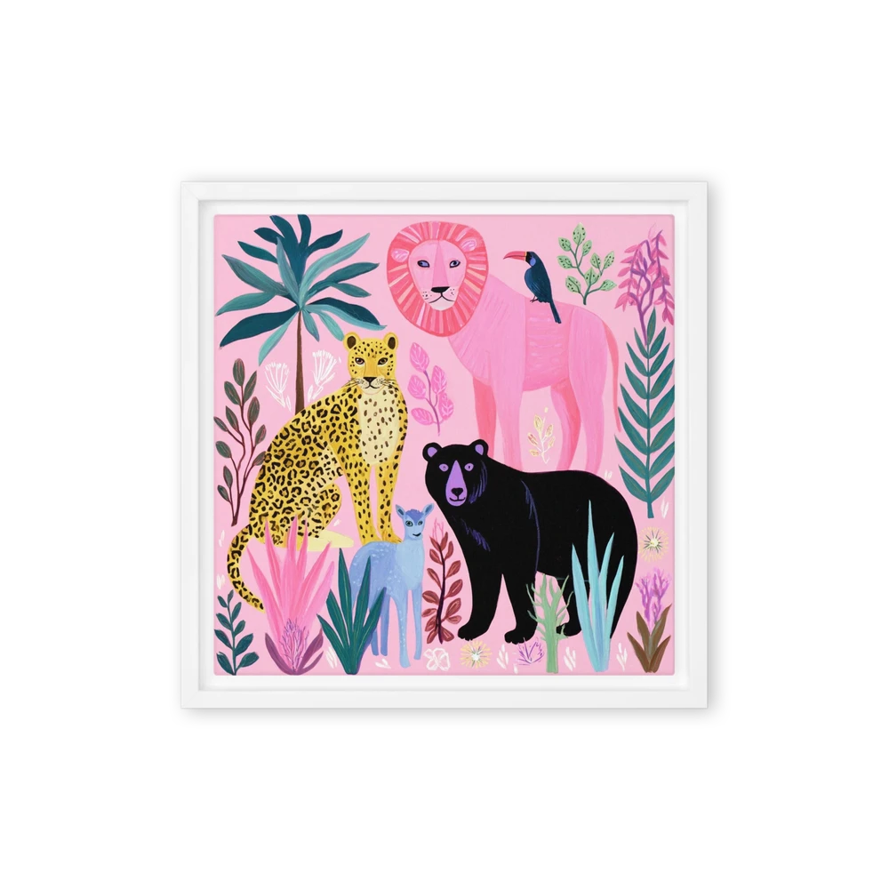Pink Jungle Kingdom | Art Print
