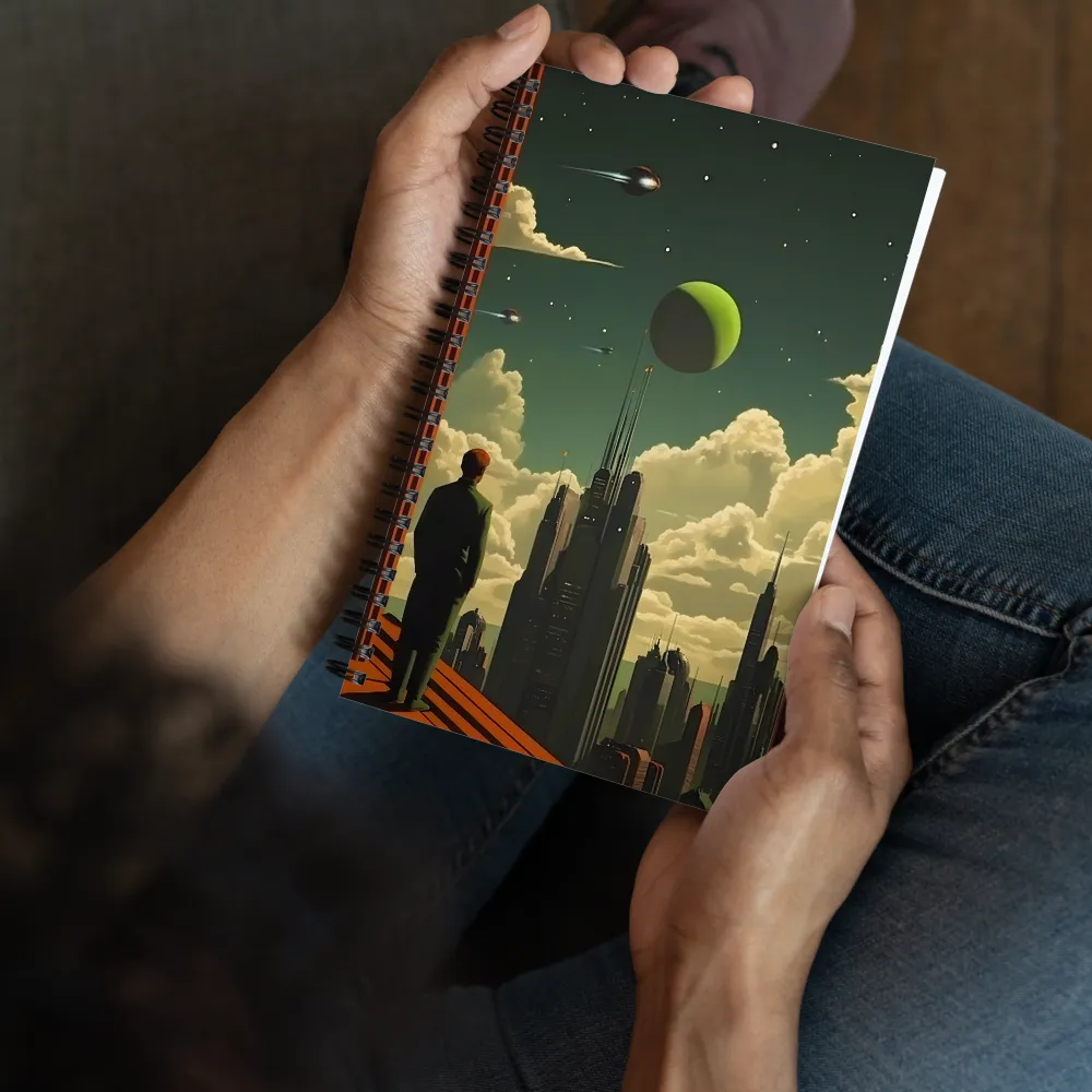Observer of the Emerald City 
 Spiral Notebook | 140 pages