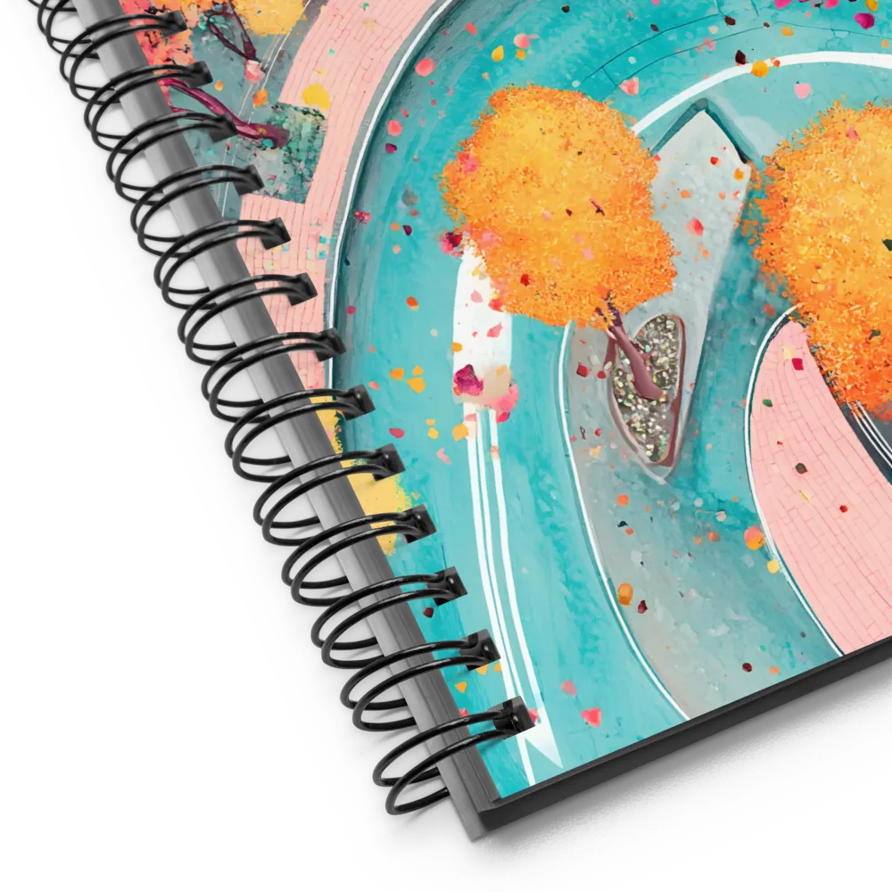 Autumnal City Drive 
 Spiral Notebook | 140 pages