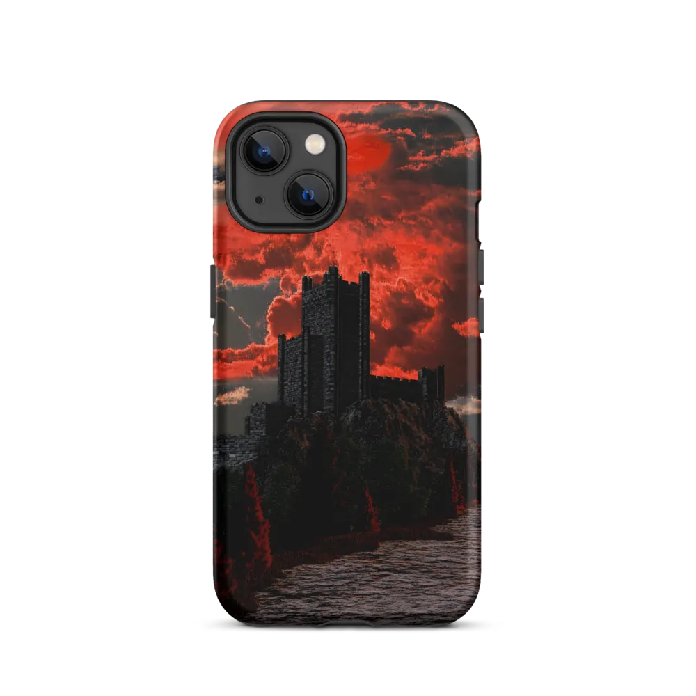 Crimson Sky Fortress | Phone Case