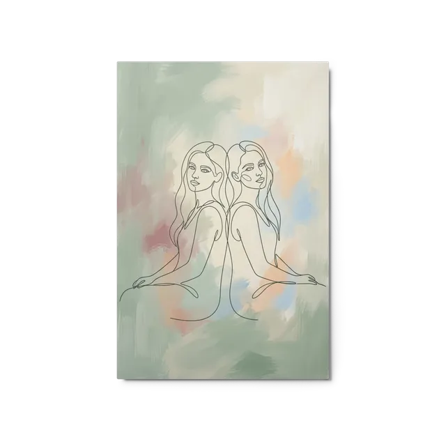 Sisters in Line | Art Print