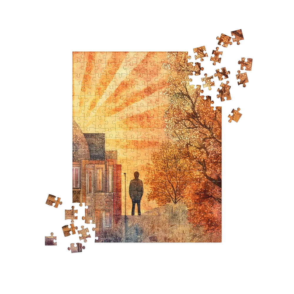 Urban Twilight Solitude 
 Jigsaw Puzzle