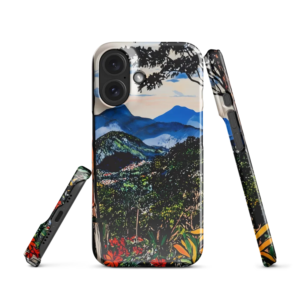 Tropical Mountain Forest 
 iPhone 14 Pro Max | Snap Case