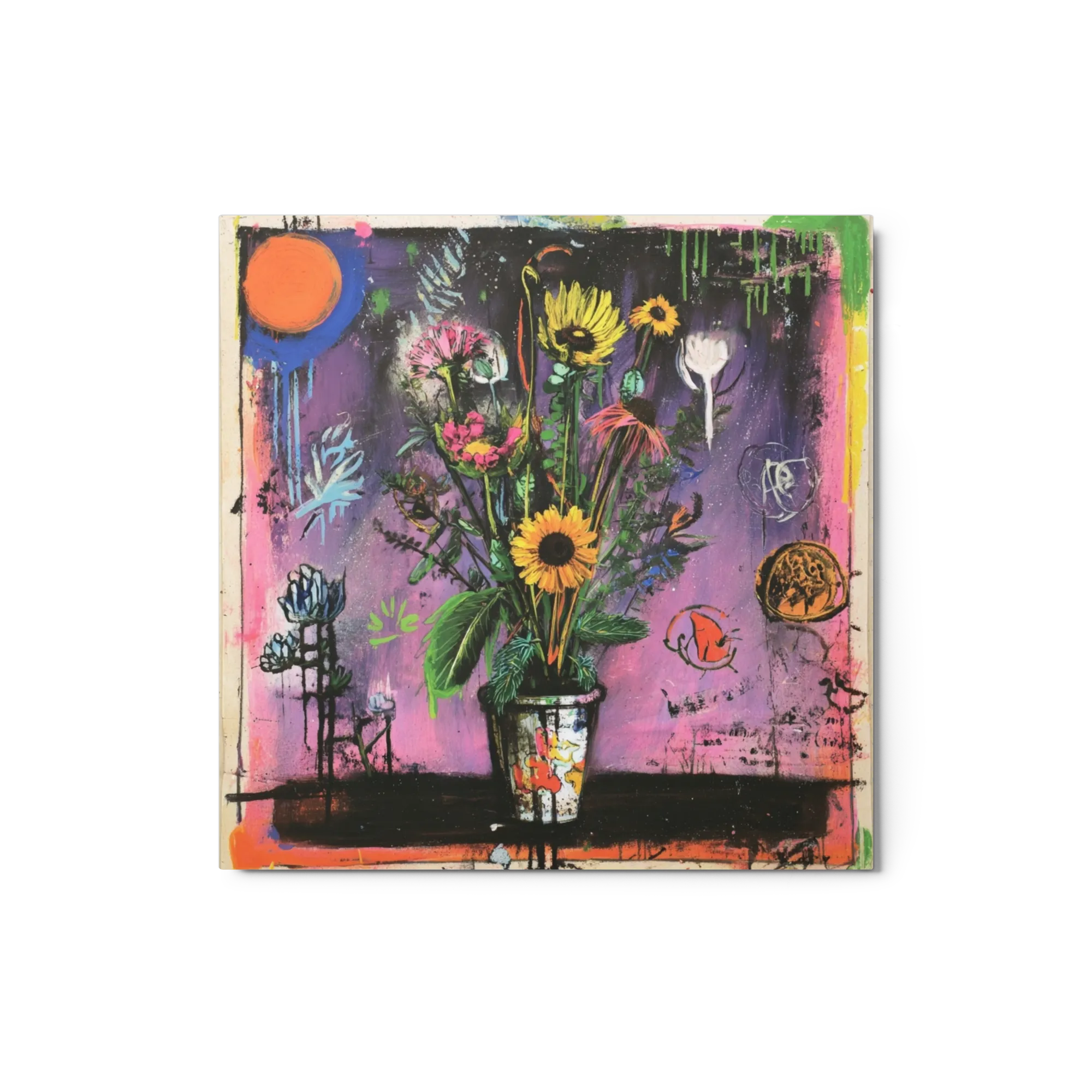 Wild Bouquet in Neon Twilight