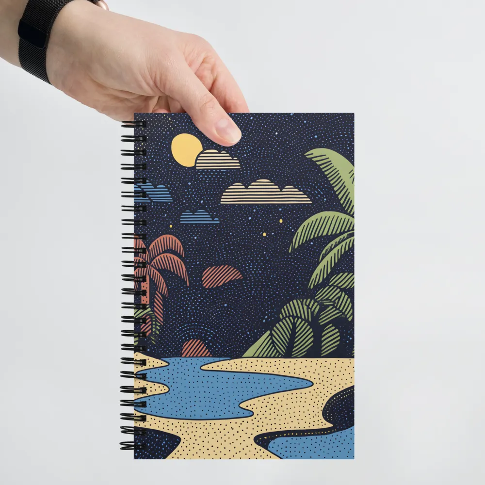 Nocturnal Oasis 
 Spiral Notebook | 140 pages