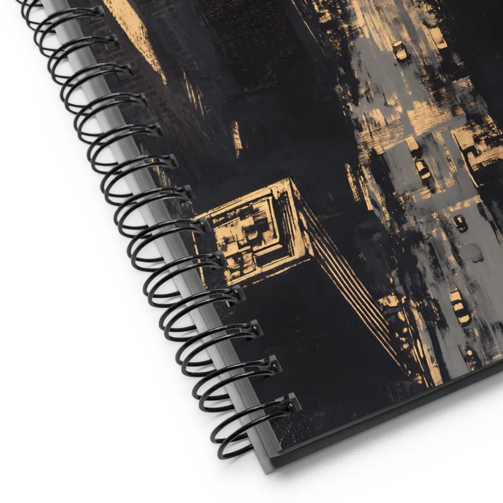 Urban Golden Echoes 
 Spiral Notebook | 140 pages