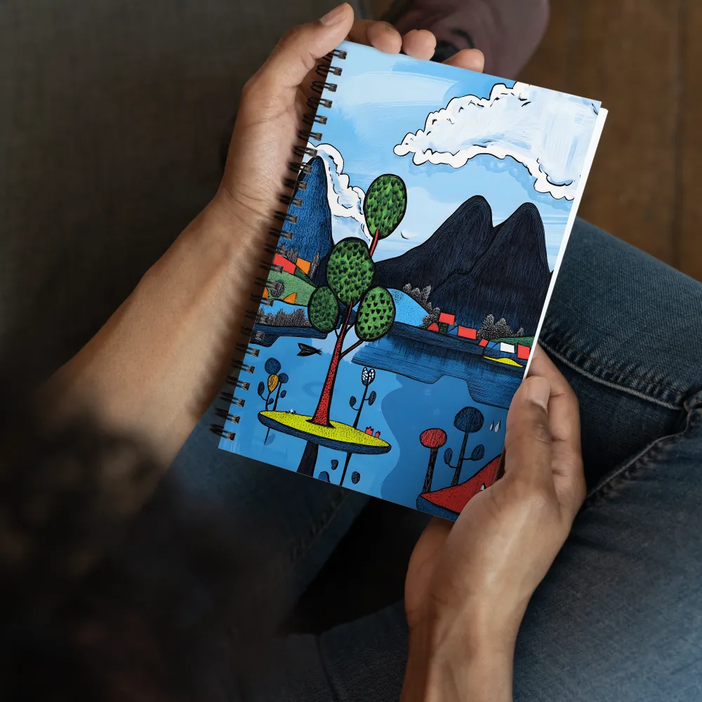 Floating Island Lake 
 Spiral Notebook | 140 pages