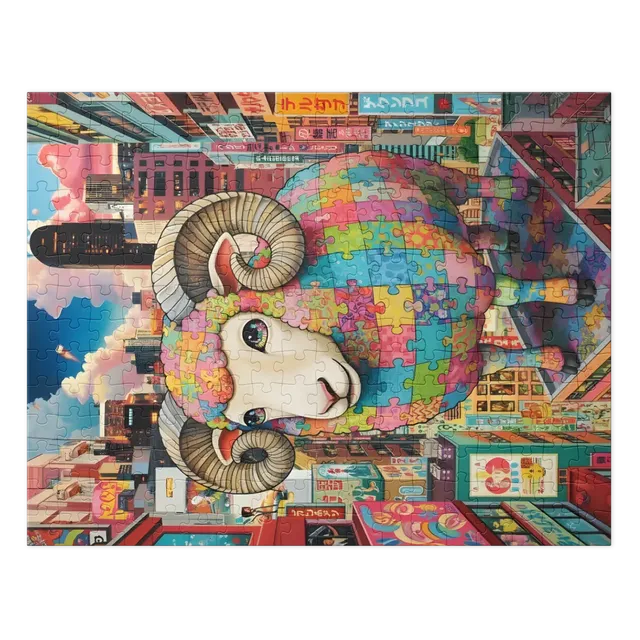 Puzzle Ram in Neon City | Jigsaw Puzzles