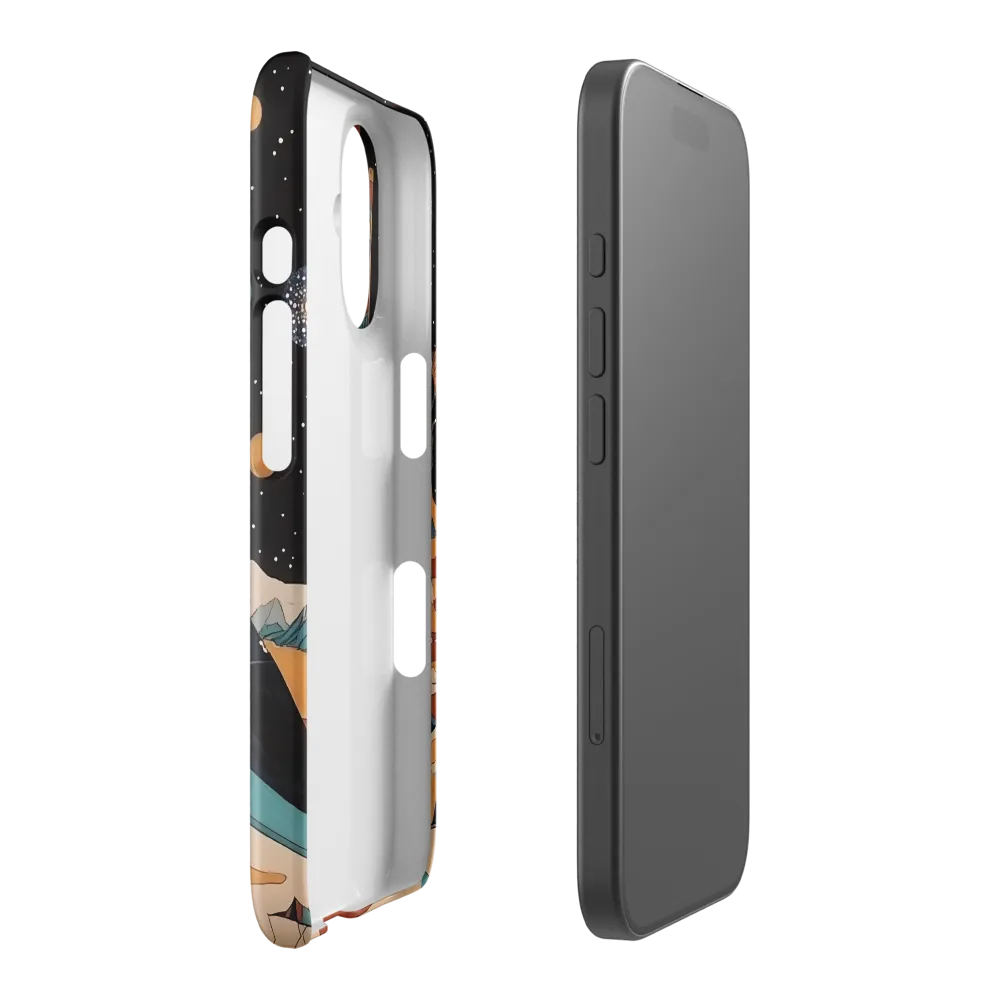 Landing on the Cosmic Shore 
 Samsung Galaxy S25 | Snap Case