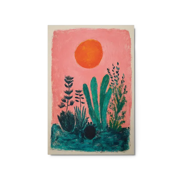 Desert Sun Bloom | Art Print
