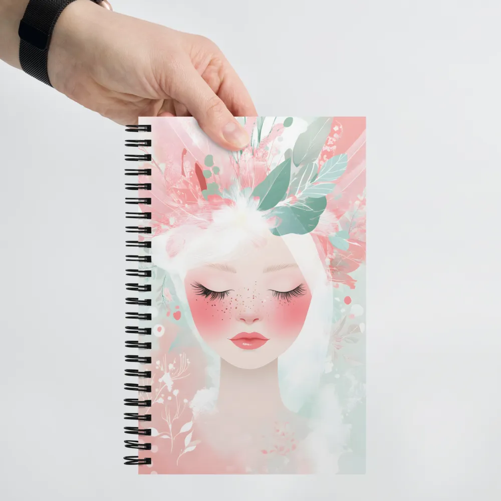 Dreamy Floral Bloom 
 Spiral Notebook | 140 pages