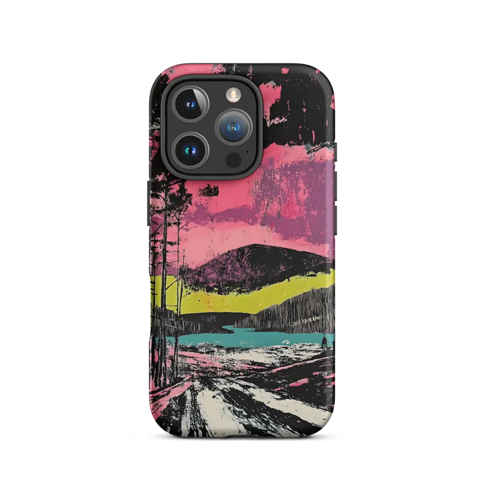 Abstract Landscape with Vibrant Colors | Phone Case