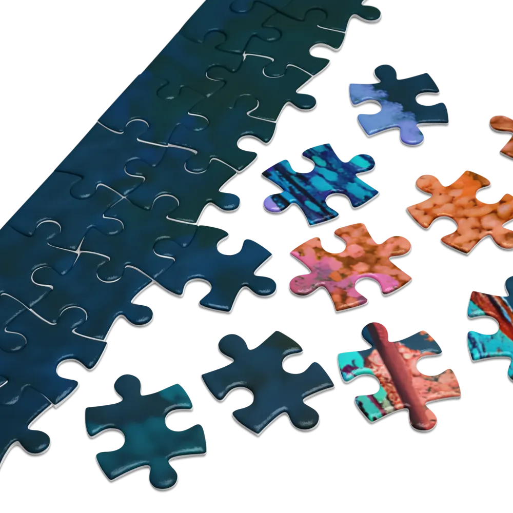 Woman in Vibrant Landscape | Jigsaw Puzzle (252/520 pieces)