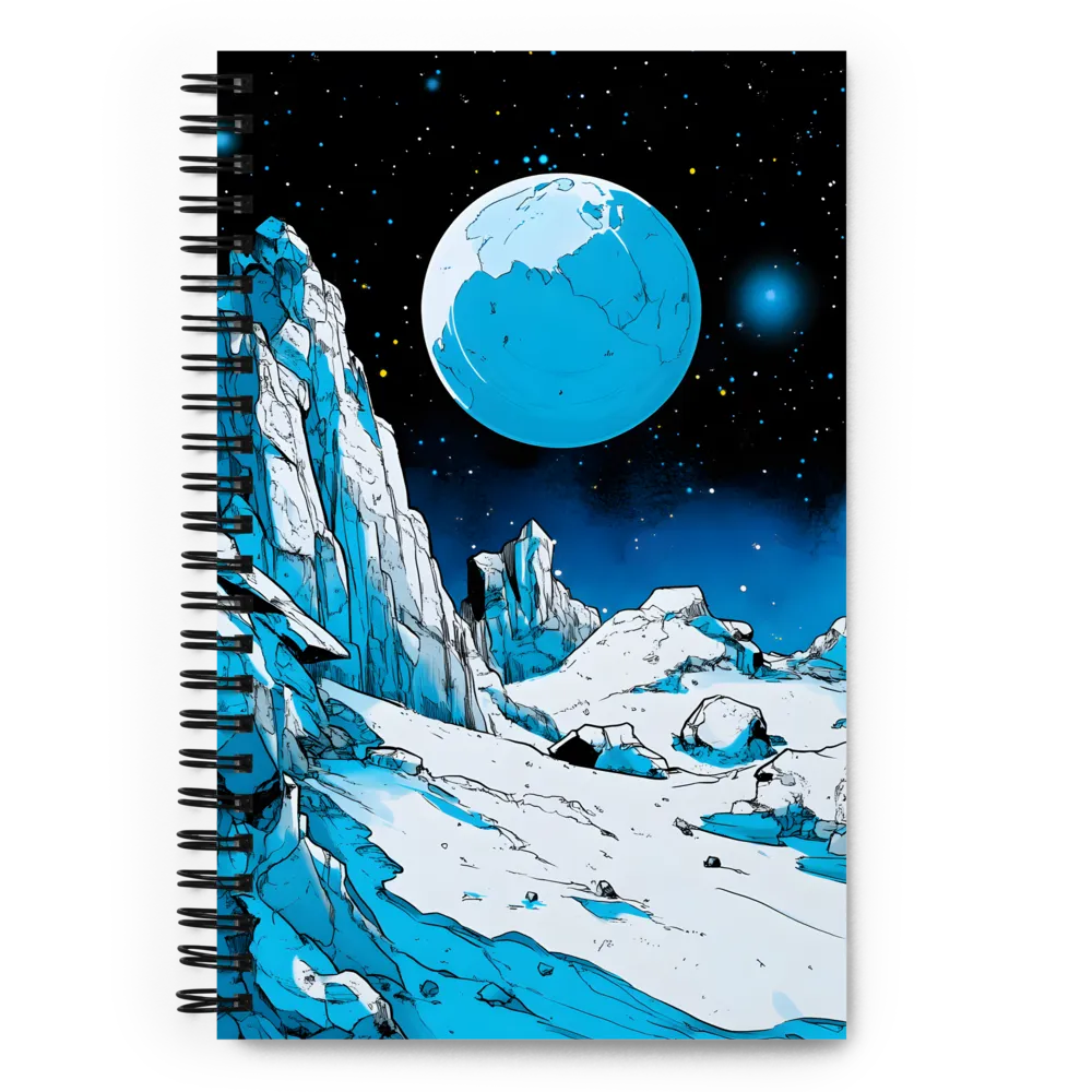 Alien Ice World 
 Spiral Notebook | 140 pages