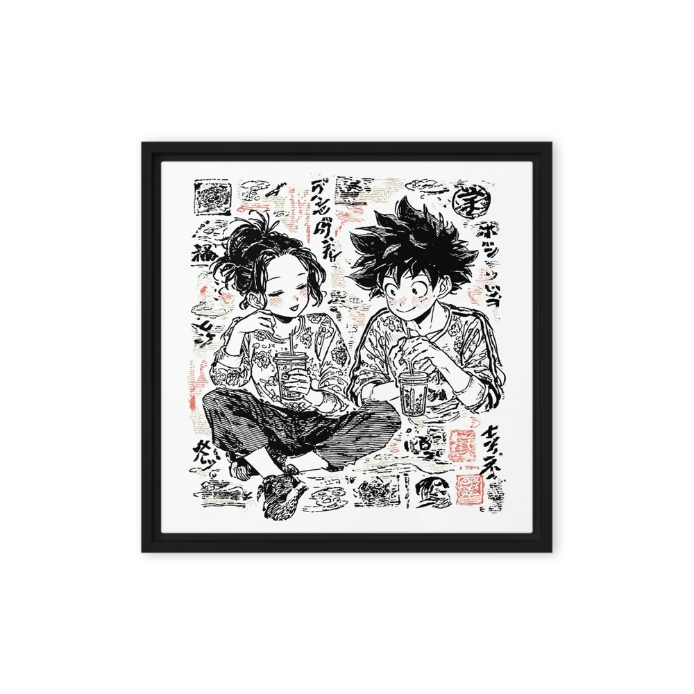 Urban Chill: Anime Duo | Art Print