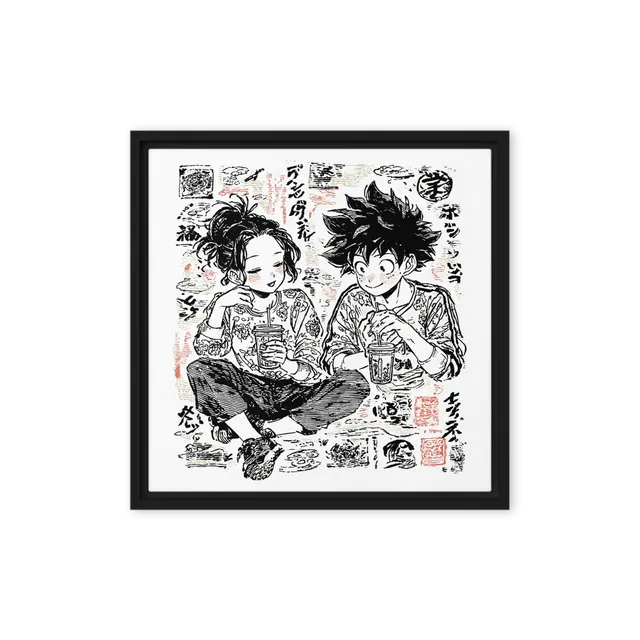 Urban Chill: Anime Duo | Art Print