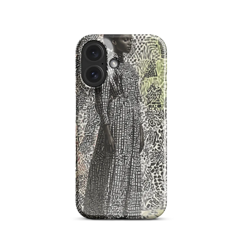 Geometric Patterned Portrait 
 Samsung Galaxy S10 | Snap Case