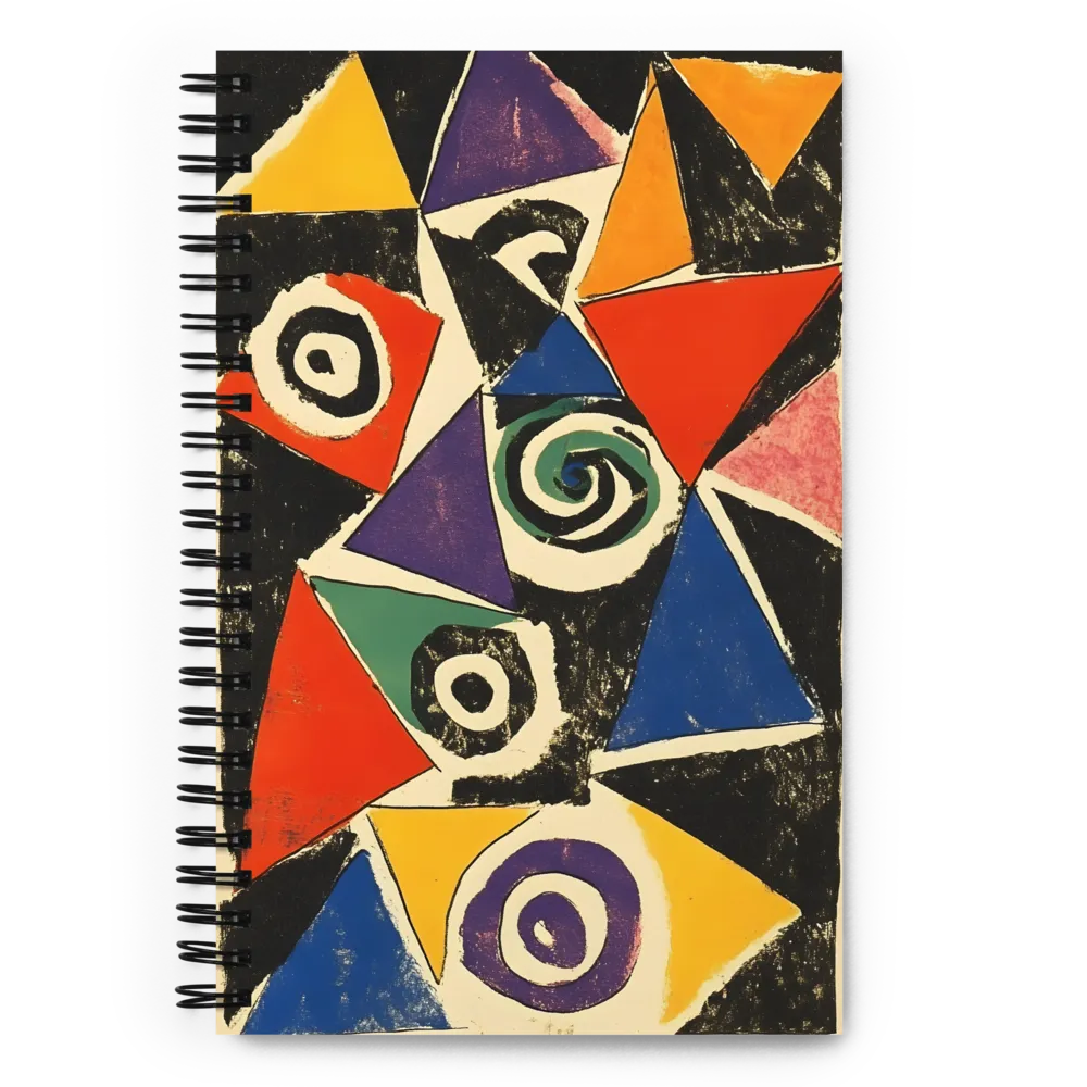 Dynamic Geometric Composition 
 Spiral Notebook | 140 pages