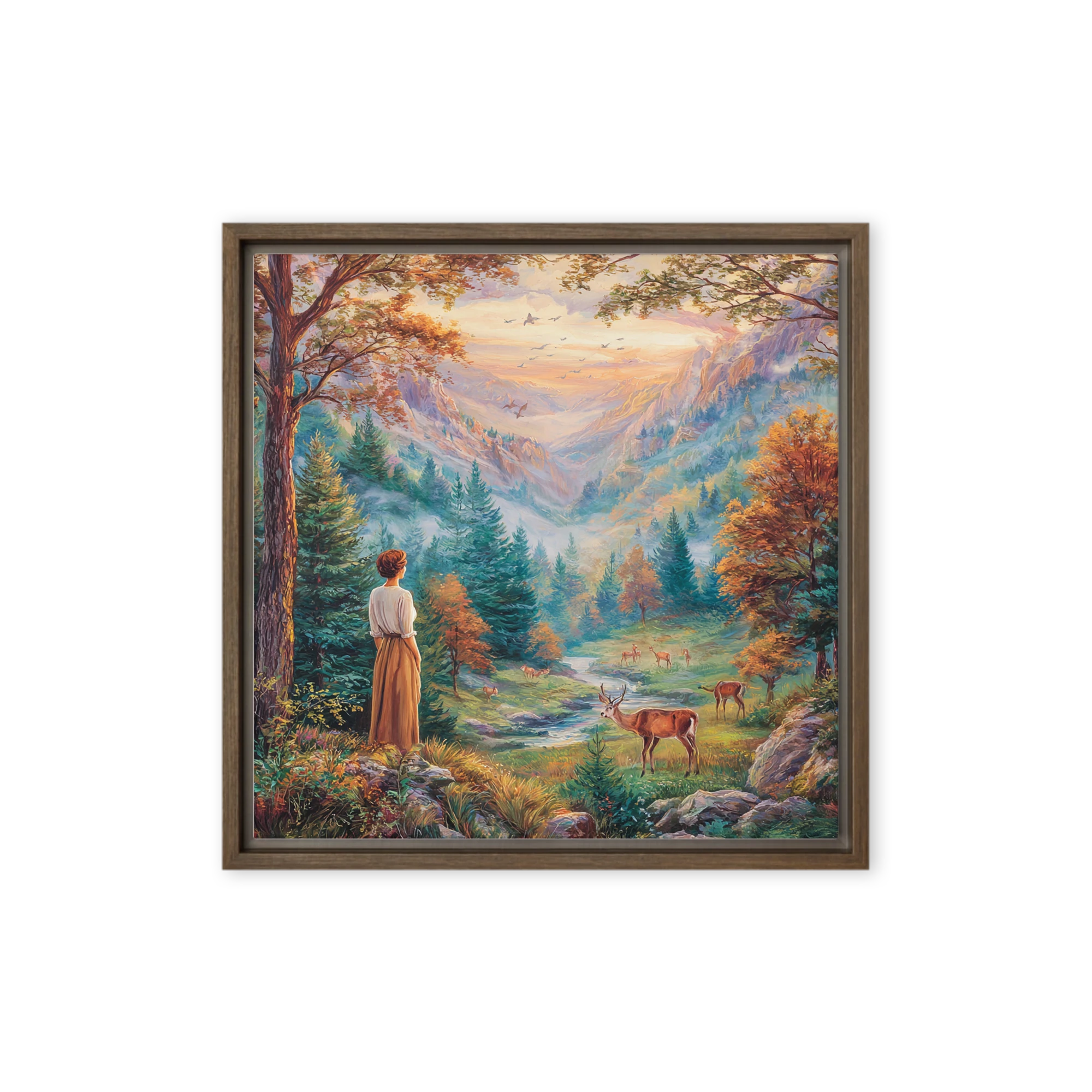 Enchanted Forest Valley | Art Print
