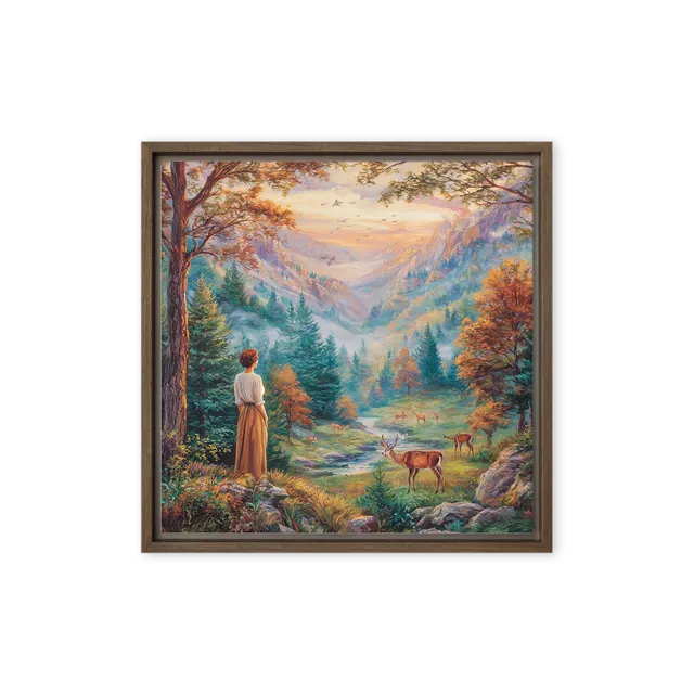 Enchanted Forest Valley | Art Print