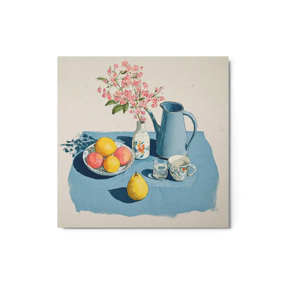 Blue Pitcher and Spring Blossoms | Art Print