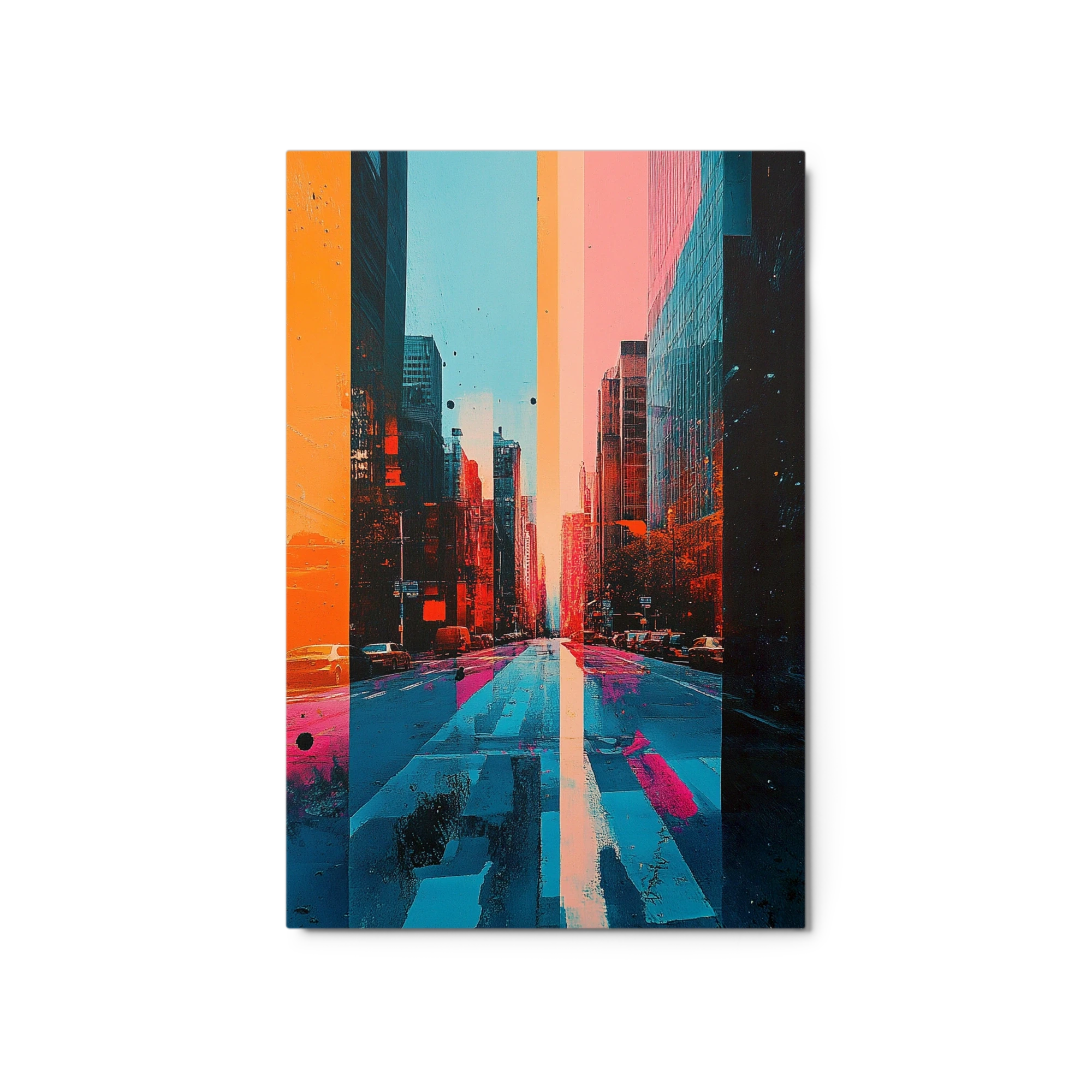 Vibrant Urban Cityscape Abstract
