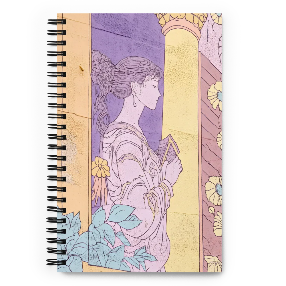 Art Nouveau Woman 
 Spiral Notebook | 140 pages