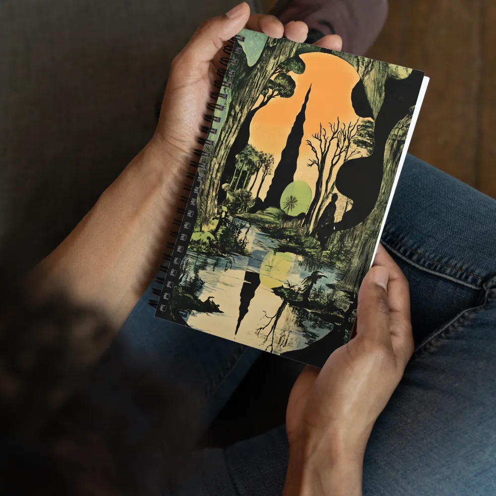 Ethereal Forest Reflection 
 Spiral Notebook | 140 pages