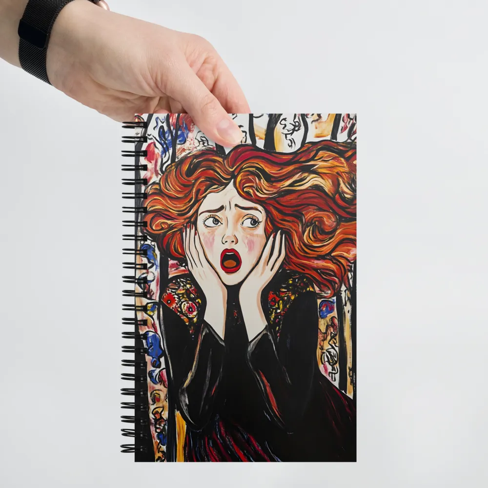 The Scream of the Woman 
 Spiral Notebook | 140 pages