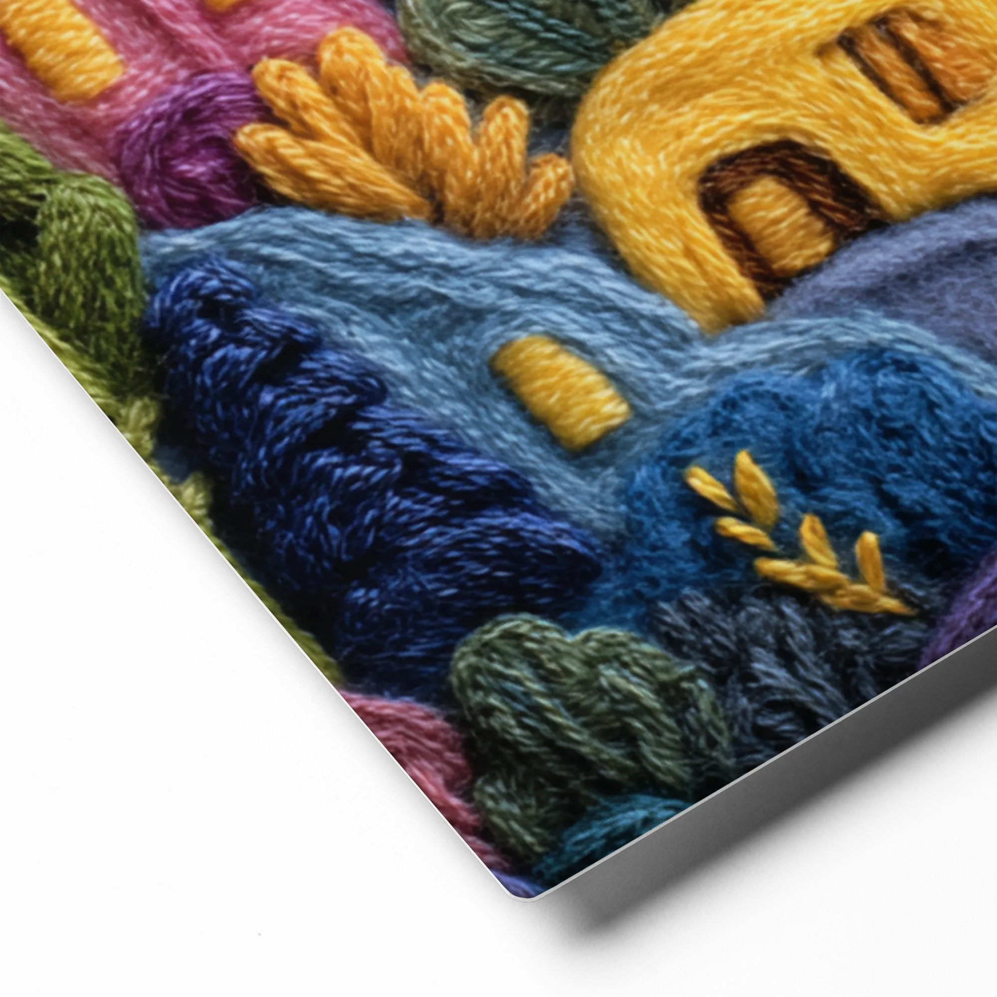 Whimsical Stitched Nightscape | Art Print