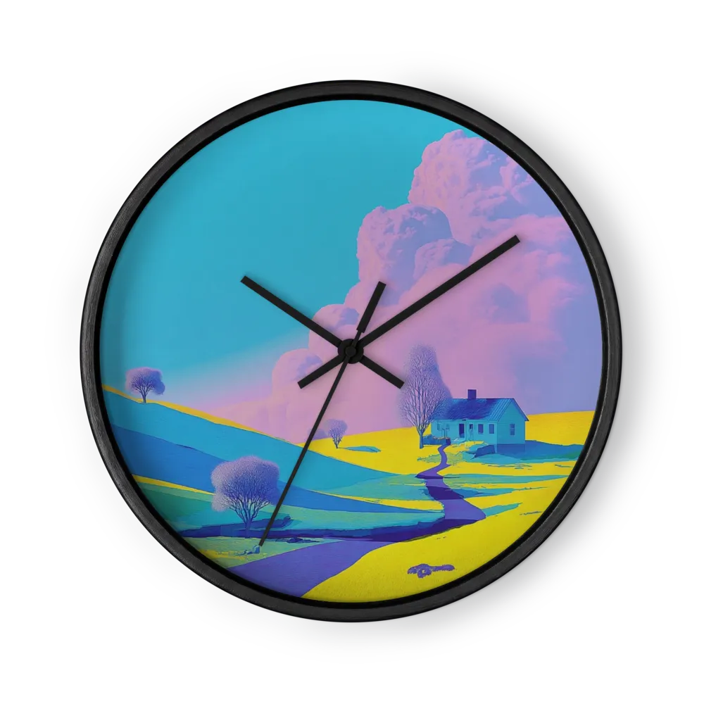 Pastel Cloud Horizon | Wall Clock