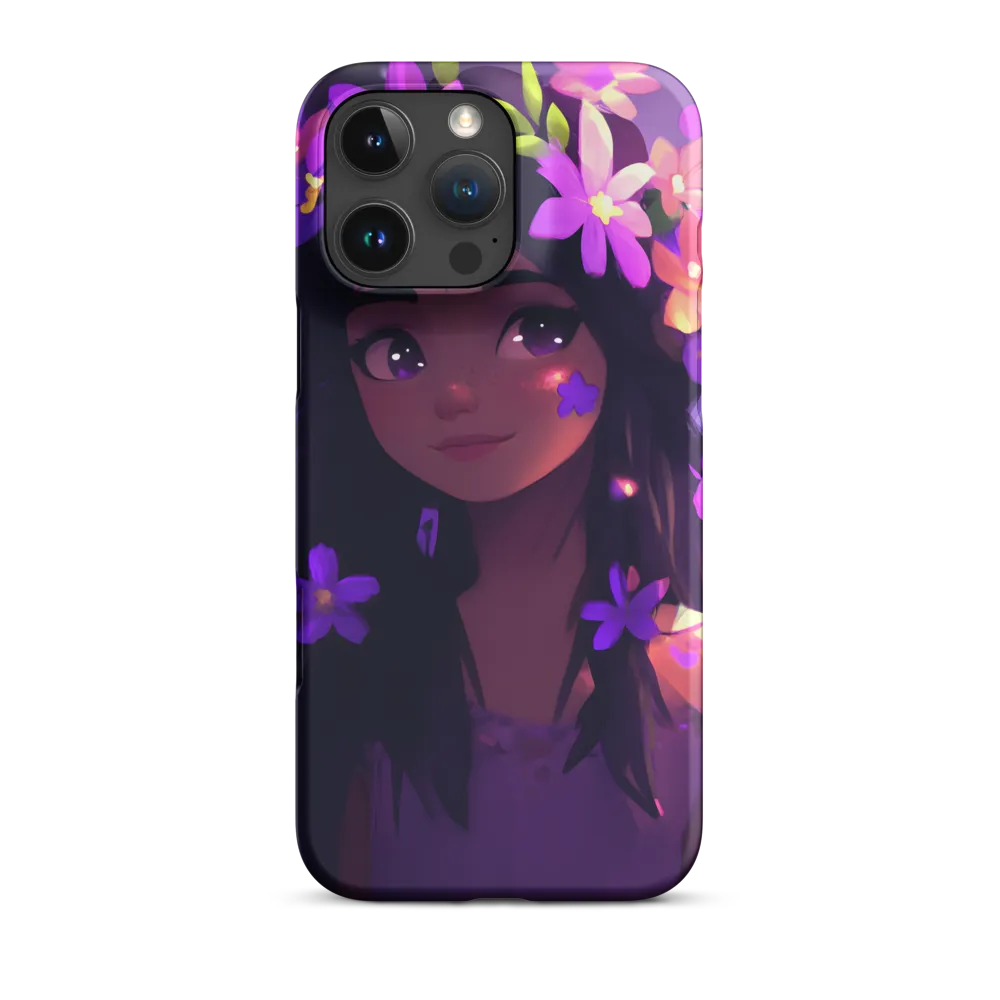 Girl with Flower Crown | Phone Case