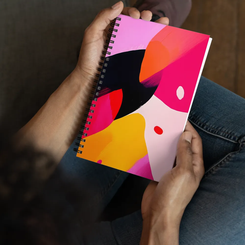 Luminous Abstract Flow 
 Spiral Notebook | 140 pages
