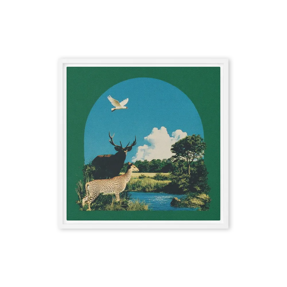 The Archway Sanctuary 
 Poster with White Frame | 18″x 18″