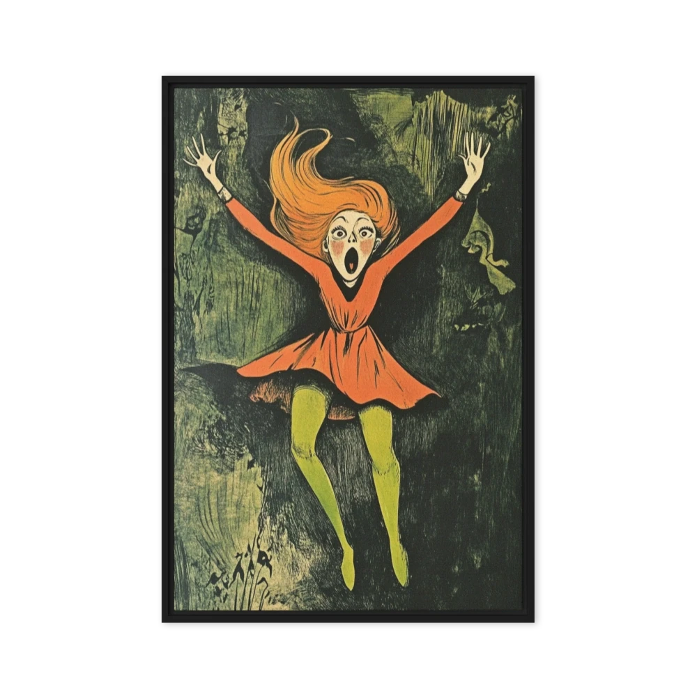Falling Woman Illustration