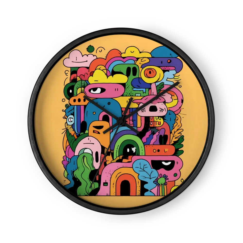 Monster Mosaic | Wall Clock