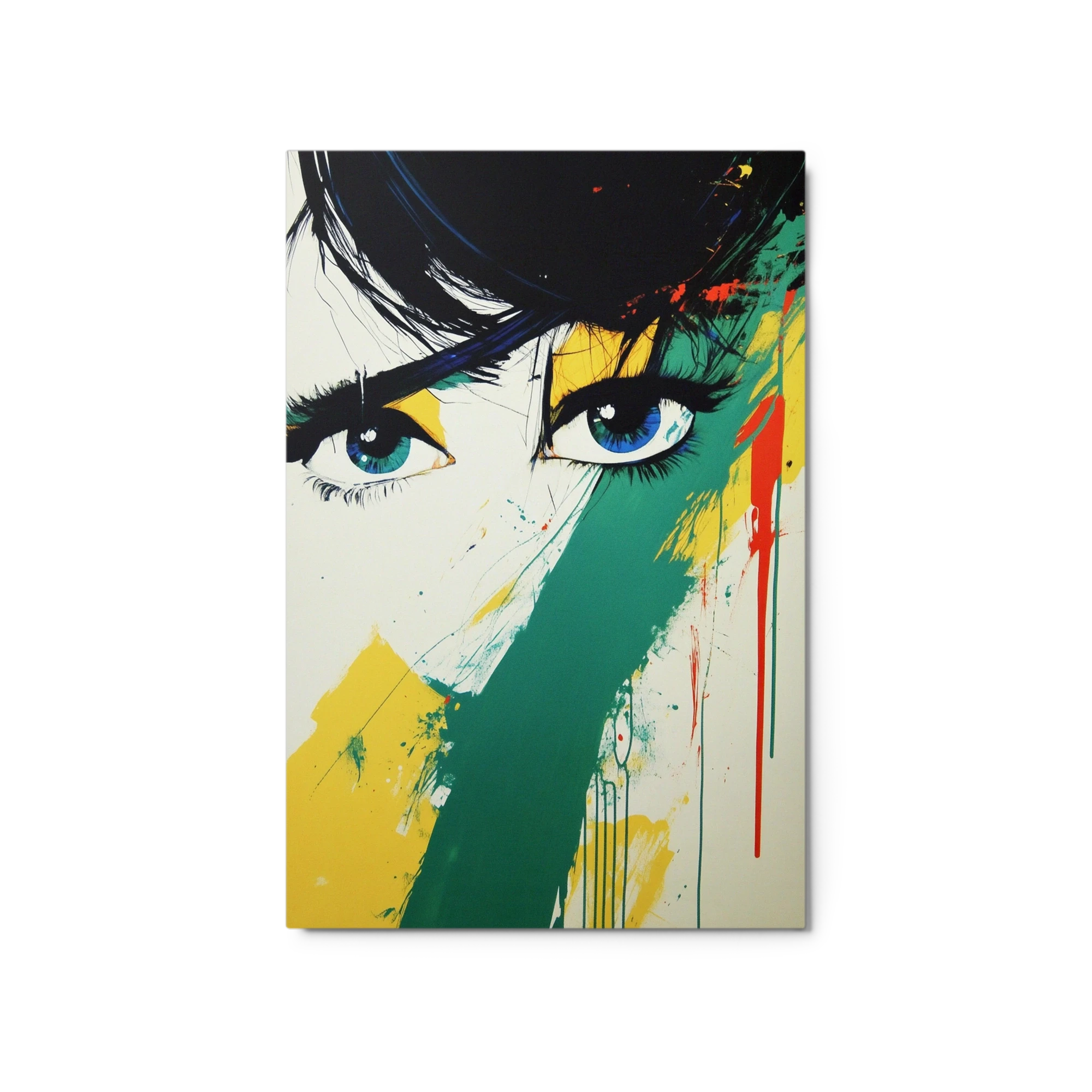 Abstract Pop Art Portrait of Eyes
