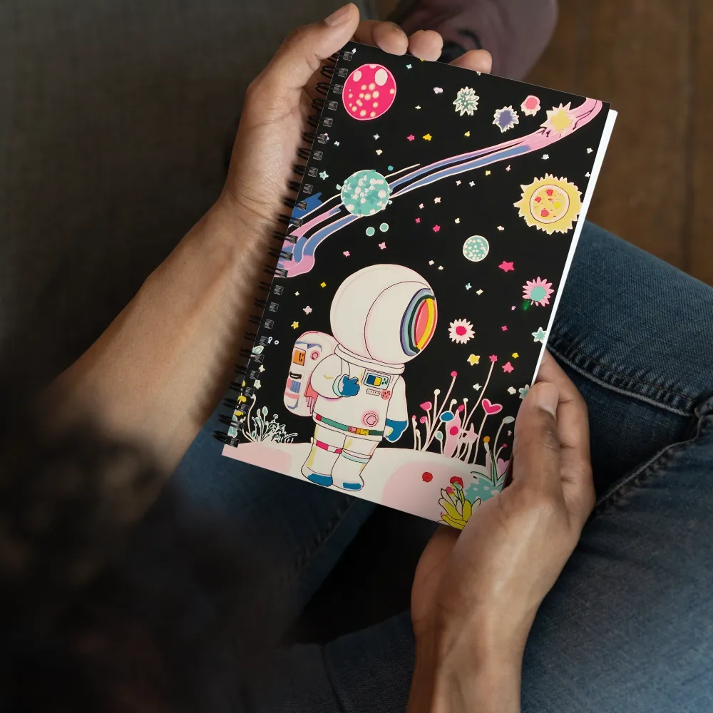 Whimsical Space Explorer 
 Spiral Notebook | 140 pages
