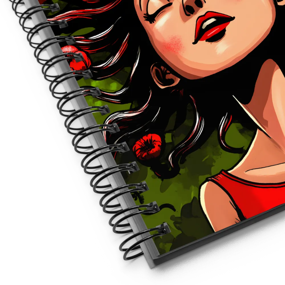Floral Dreamscape 
 Spiral Notebook | 140 pages
