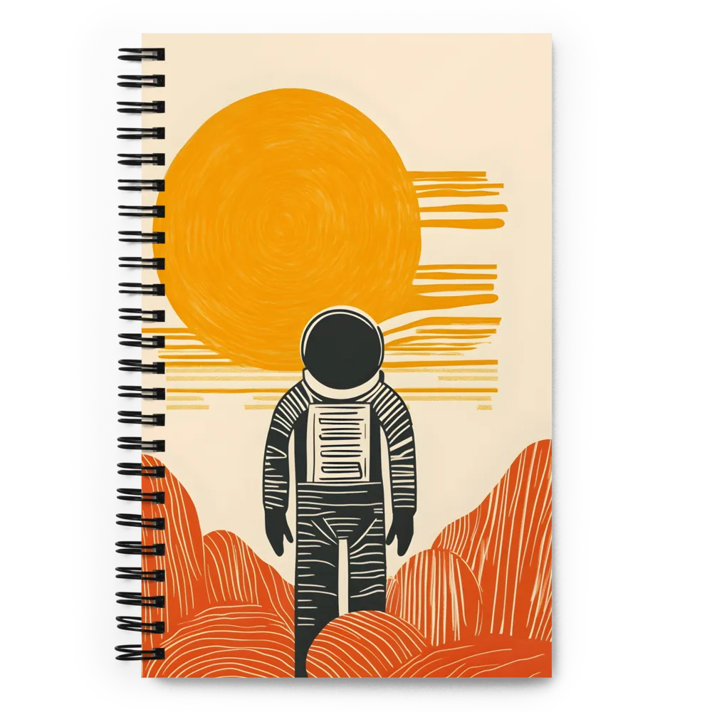 Voyage to the Orange Sun 
 Spiral Notebook | 140 pages